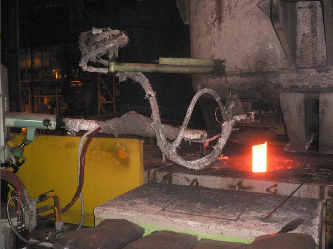 钢包下渣检测